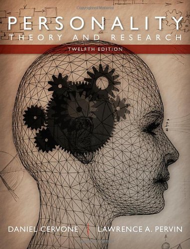 Personality - Theory and Research, 12th Edition